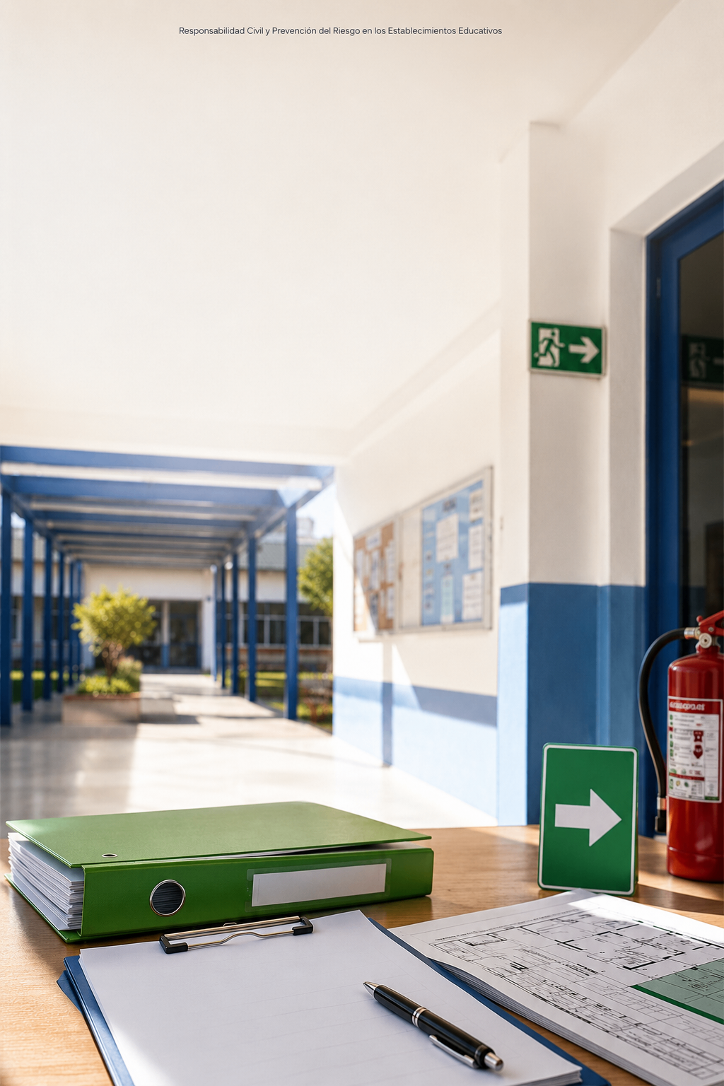 Señalética, planos y documentación para prevención del riesgo en la escuela